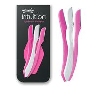 Wilkinson Sword Intuition Perfect Finish - 3 Cuchillas de Afeitar Desechables, Depiladora Facial Mujer para Moldear y Perfilar Cejas, Rasuradora de Vello Facial para Dermaplaning