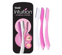 Wilkinson Sword Intuition Perfect Finish - 3 Cuchillas de Afeitar Desechables, Depiladora Facial Mujer para Moldear y Perfilar Cejas, Rasuradora de Vello Facial para Dermaplaning