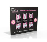 Wilkinson Sword Intuition Perfect Finish - pack de 3 blisters con 3 cuchillas de Afeitar, Moldear y Perfilar las Cejas y el Vello Facial - Unisex - Validas Para Hombres y Para Mujeres