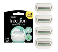 Wilkinson Sword Intuition Sensitive Care 3 cuchillas de afeitar + 1 hoja gratis, el paquete puede variar