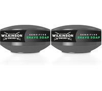 Wilkinson Sword Jabón de Afeitar Clásico para Hombre 125 g - Espuma de Afeitado Rica para Piel Sensible, Hidratante, con Taza Recargable - Afeitado Tradicional, Barba y Rostro, Fabricado en Alemania