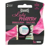 Wilkinson Sword Lady Protector - Cuchillas de afeitar para mujer, paquete de 5