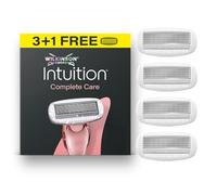 Wilkinson Sword Navajas de afeitar Intuition Complete Care para mujer, suero Hydro-Boost, 3 cuchillas de recarga + 1 cuchilla extra