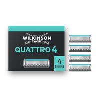 Wilkinson Sword - Pack 4 Cargadores Quattro Titanium Precision Sensitive, 4 uds