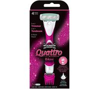 Wilkinson Sword Quattro For Women Maquinilla de afeitar para el bikini (Coral)