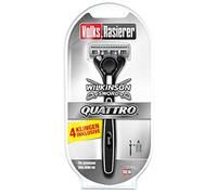 Wilkinson Sword Quattro Volkswagen afeitadora Starter Set, afeitado con 4 cuchillas