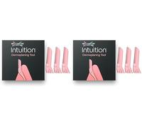 Wilkinson Sword Recambios Intuition Dermaglow Eyebrow para un Dermaplaning Perfecto Ideal Para Exfoliar, Perfilar, Recortar y Depilar el Vello Facial, Color Rosa, 3 Unidades (Paquete de 2)