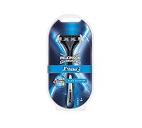 Wilkinson Sword Xtreme 3 - Máquinilla de Afeitar para Hombres con 3 Hojas Flexibles e Inclinadas con 1 Recambio