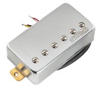 Wilkinson Vintage Alnico 5 PAF Pastilla Humbucker Puente Pickup para Guitarra Eléctrica Epiphone USA tipo Les Paul SG, Cromado
