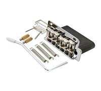 Wilkinson WV2-SB 54mm 2 Puntos Guitarra Strato Puente Tremolo con Vintage Silletas Acero Bloque de Acero Completo para Import Strat/Japan Strat, Cromado