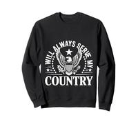 Will Always Serve My Country Lealtad patriótica - Sudadera