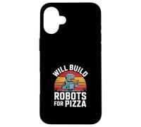 Will Build Robots For Pizza Robótica de ingeniería ----- Carcasa para iPhone 16 Plus