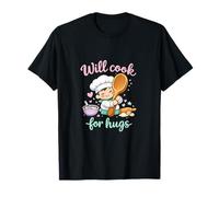 Will Cook for Hugs - Cuchara de Chef para Hornear Camiseta