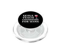 Will Enseñará Química para El Vino Divertido Chem Chem Profesor Broma PopSockets PopGrip para MagSafe