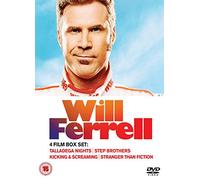Will Ferrell - Step Brothers / Talladega Nights / Kicki [Edizione: Regno Unito] [Reino Unido] [DVD]