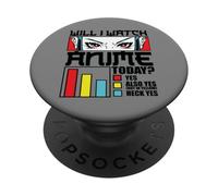 Will I Watch Anime Today Japón Manga Lover Kawaii Otaku Gift PopSockets PopGrip Adhesivo