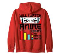 Will I Watch Anime Today Japón Manga Lover Kawaii Otaku Gift Sudadera con Capucha