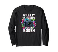 Will Lay In Dirt For The Bokeh Photographer Camera Manga Larga