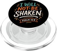 Will Not Be Shaken Salmo 16 8 - Vintage Christian Faith PopSockets PopGrip para MagSafe