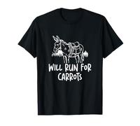 Will Run for Carrots Funny Pack Burro Racing, un corredor de burros Camiseta