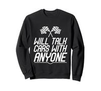 Will Talk Cars With Anyone Entusiasta de la automoción - Sudadera