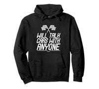 Will Talk Cars With Anyone Entusiasta de la automoción - Sudadera con Capucha