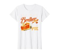 Will Trade Brother For Pie Divertido Día de Acción de Gracias Otoño Pavo Camiseta gráfica económica, Mujer, Blanco, XS