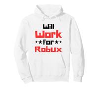 Will Work for Robux Funny Gaming Kids Sudadera con Capucha