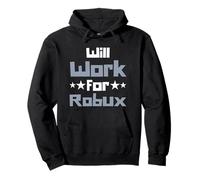 Will Work for Robux Funny Gaming Kids Sudadera con Capucha