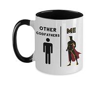 Will you be my godfather proposal Two Toned Other Godfathers Me, taza de café de superhéroe, ahijado, ahijada, Only the best tíos se promocionan a padrino