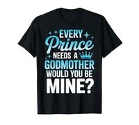 Will You Be My Godmother Boys Bautismo Bautizo Sobrino Camiseta