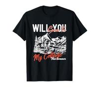 Will You Come To My Cottage Este Verano Hockey Romance Retro Camiseta