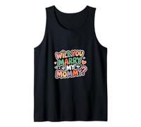 Will You Marry My Mommy? Linda propuesta de Boda - Camiseta sin Mangas
