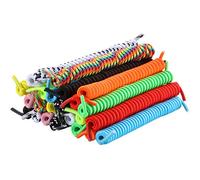 WILLBOND 12 Pares Cordones de Zapatos Elásticos sin Atar Cordones para Niños y Adultos (Multicolor)