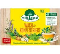 Willi Dungl Infusión de Hierbas Bio - Concentración - 20 bolsitas de doble cámara Willi Dungl