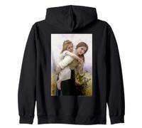 William-Adolphe Bouguereau The Elder Sister Sudadera con Capucha