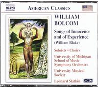William Bolcom - Songs of Innocence and of Experience (William Blake) / Slatkin, University of Michigan School of Music (2004-10-19)