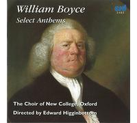 William Boyce : Anthems (Sélection)
