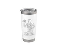 William Henry Harrison Football Vaso térmico de acero inoxidable de doble pared