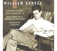 William Kapell Rachmaninoff: Piano Concerto No. 2; Rhapso (CD) (Importación USA)
