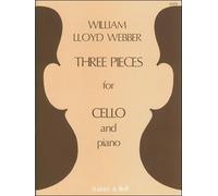 William Lloyd Webber-Three Pieces For Cello And Piano Violonchelo y libro de piano