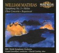 William Mathias Symphony No. 3, Oboe Concerto, Requiescat (CD) (Importación USA)