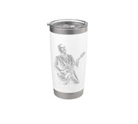 William McKinley Guitarra Vaso térmico de acero inoxidable de doble pared