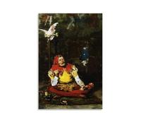 William Merritt - Póster decorativo para pared, diseño de Chase The King-s Jester Masterpiece