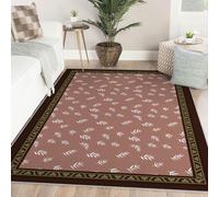 William Morris 200x300 Area Alfombra Low Profile Large Lavable Alfombrilla with Antideslizante Backing Vintage Birds Floral Garden Tapete for Salon Dormitorio Dinning Room botanico Print Entrada