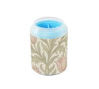William Morris - Arandela portátil para patas de perro con cepillo de silicona suave, kit de limpieza de patas de mascotas para perros y gatos