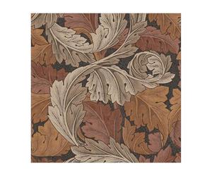 William Morris At Home Acanthus Burnt Orange - Papel pintado no tejido (10 m x 52 cm, fácil de poner y quitar, 1005 x 52 cm)