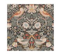 William Morris At Home Strawberry Thief - Papel pintado no tejido (10 m x 52 cm, fácil de poner y quitar, 1005 x 52 cm)
