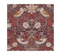 William Morris At Home Strawberry Thief Plum Papel pintado, 10 m x 52 cm, fácil de poner y quitar, 1005 x 52 cm