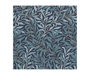 William Morris At Home Willow Bough Deep blues Papel pintado no tejido, 10 m x 52 cm, fácil de poner y quitar, 1005 x 52 cm